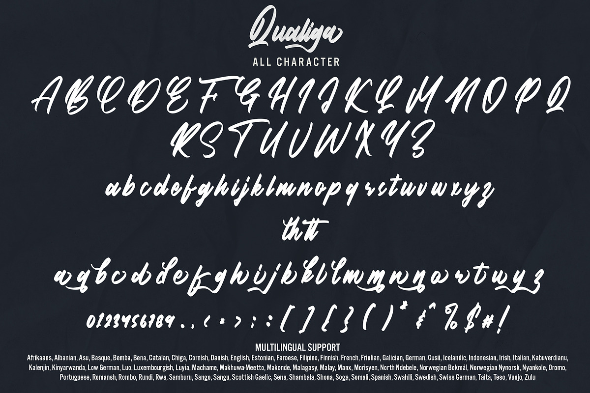 Qualiga - Script Font, a Script Font by Arendxstudio (Photo 7 of 8)