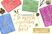 (AI) Watercolor and Metallic Box, a Layer Style Add-On by PeDe Designs (Thumbnail 2 of 9)