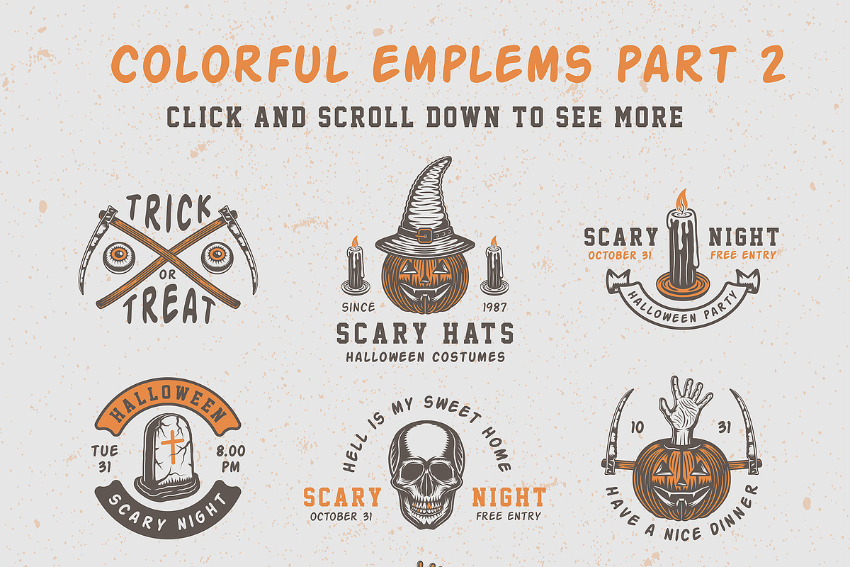 Halloween Massive Bundle, a Branding & Logo Template by AkimD (Photo 9 of 16)