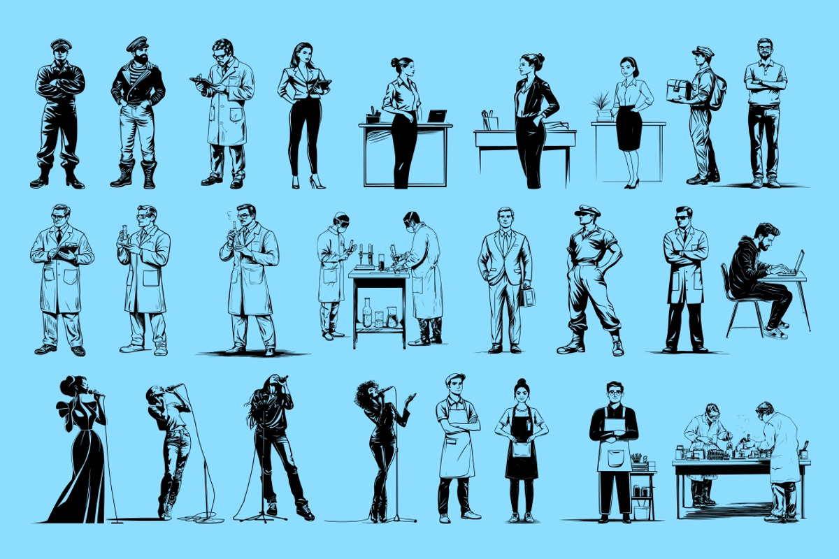 300 illustration 70 Profession Job, a Work Illustration by Nocturnal Wolf (Photo 8 of 19)
