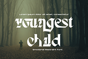 Emotional Restraint Font, a Blackletter Font by 177Studio (Thumbnail 2 of 8)