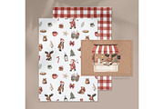Cute Vintage Christmas, a Decorative Illustration by Estudio 812 (Thumbnail 8 of 9)
