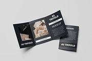 A5 Trifold Brochure Mockup, a Print Template by AKMAL STUDIO (Thumbnail 6 of 10)