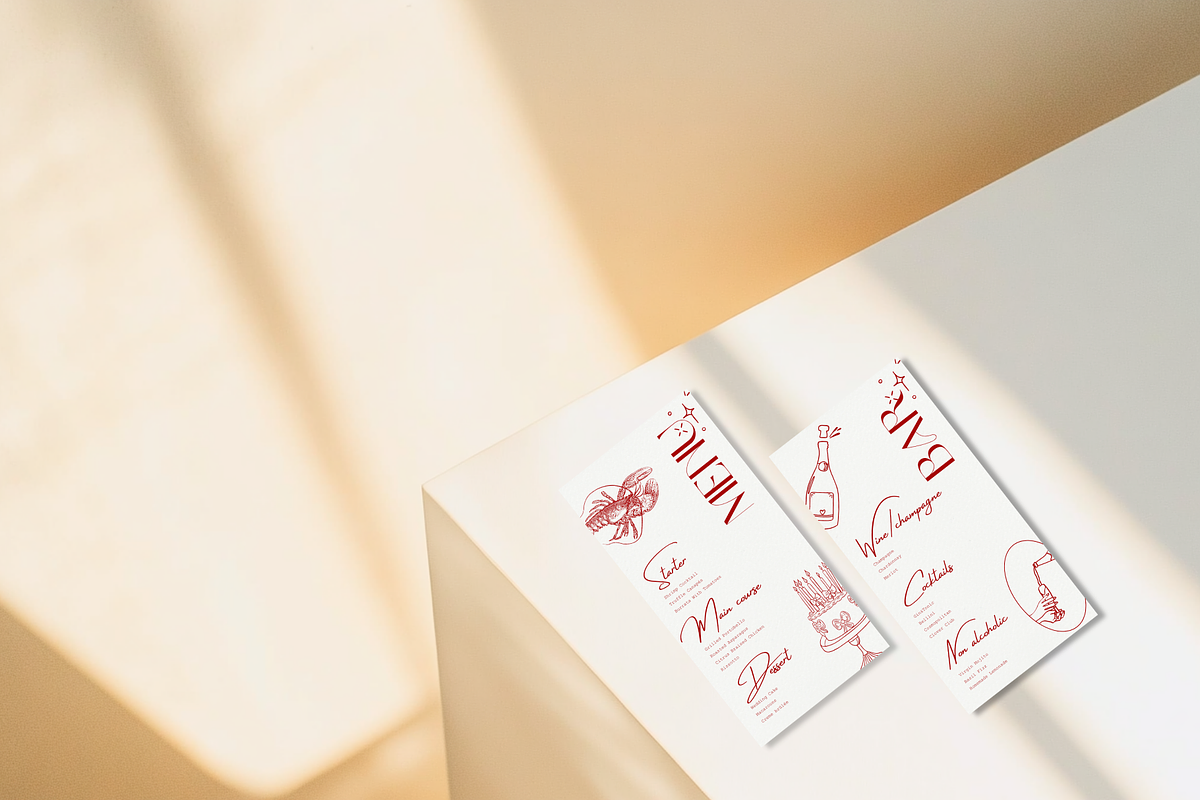 Romantic aesthetic wedding templates, a Stationery Template by Roomoftemplates (Photo 3 of 6)