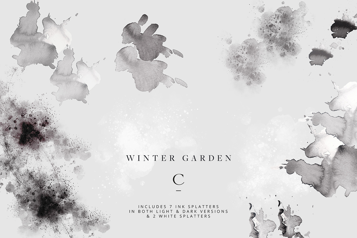 Winter Garden Clip Art, an Illustration by Create The Cut (Photo 12 of 14)