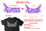 Cursed Obscure Death Metal Font, a Blackletter Font by Fonday Studio (Thumbnail 15 of 19)