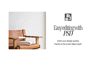 Wallpaper Mockup In Home Interior, a Mockup by First Impression Mockups (Thumbnail 2 of 4)