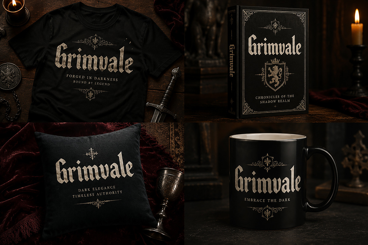 Grimvale, a Blackletter Font by Wow Magic (Photo 2 of 5)