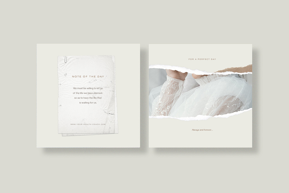 Torn Paper Instagram Social Kit, a Social Media Template by Imagination Area (Photo 5 of 5)