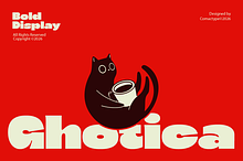 Ghotica- Bold Display Typeface