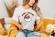 Stylish Santa With Star Glasses, an Illustration by Designking (Thumbnail 2 of 4)
