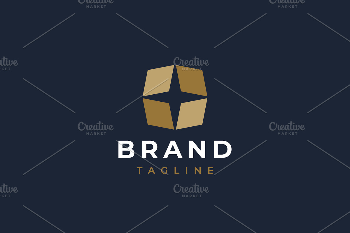 Star logo design template., a Branding & Logo Template by lettett