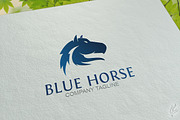 Blue Horse - Logo Template, a Branding & Logo Template by Twelve.std (Thumbnail 1 of 3)