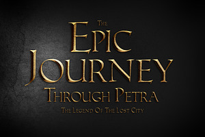 METALLICON 3D Cinematic Text Effect