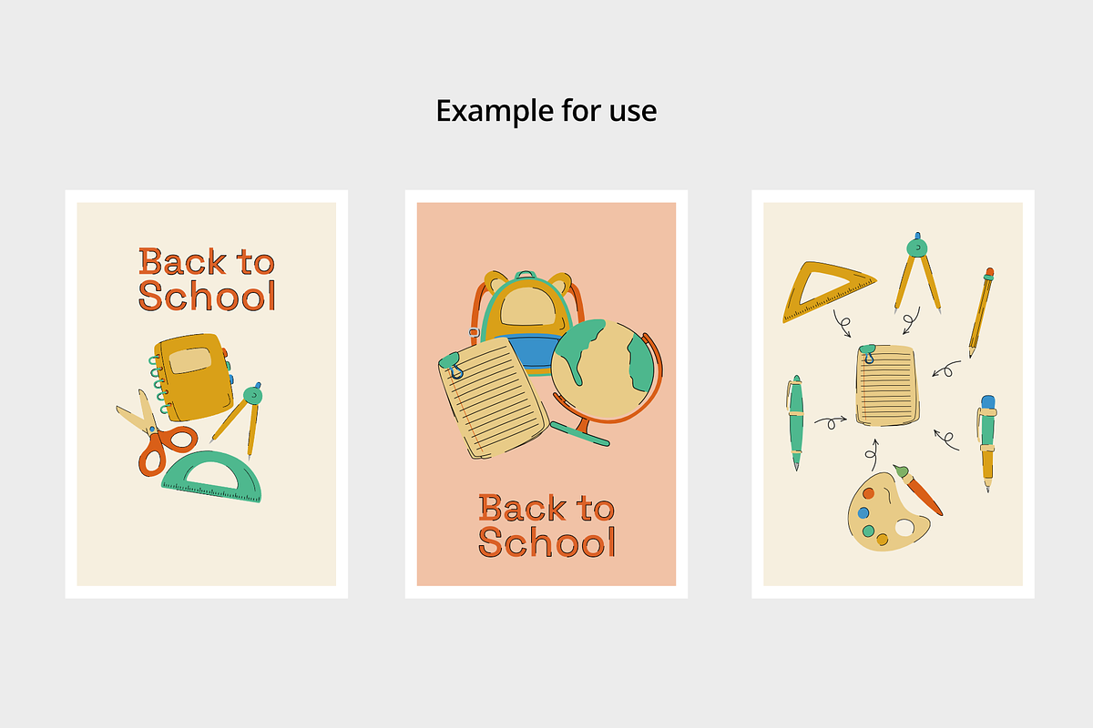 Back to School Vector illustrations, an Education Illustration by Spesifikstd (Photo 3 of 4)