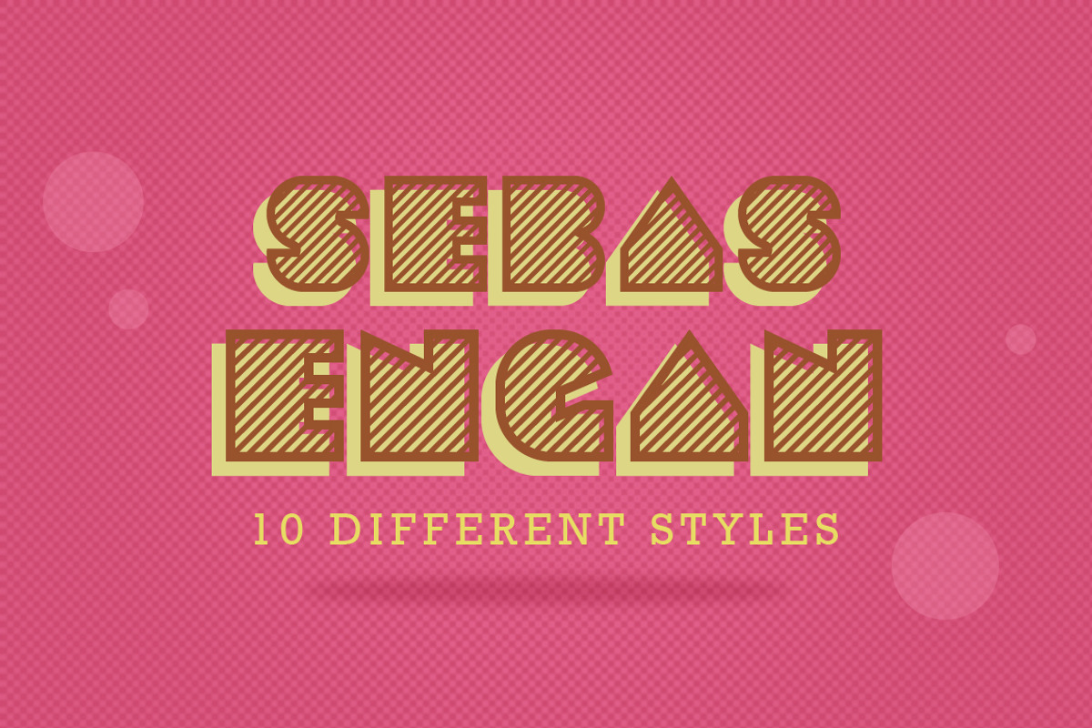 Sebasengan Font Pack, a Font by Arterfak Project (Photo 1 of 6)