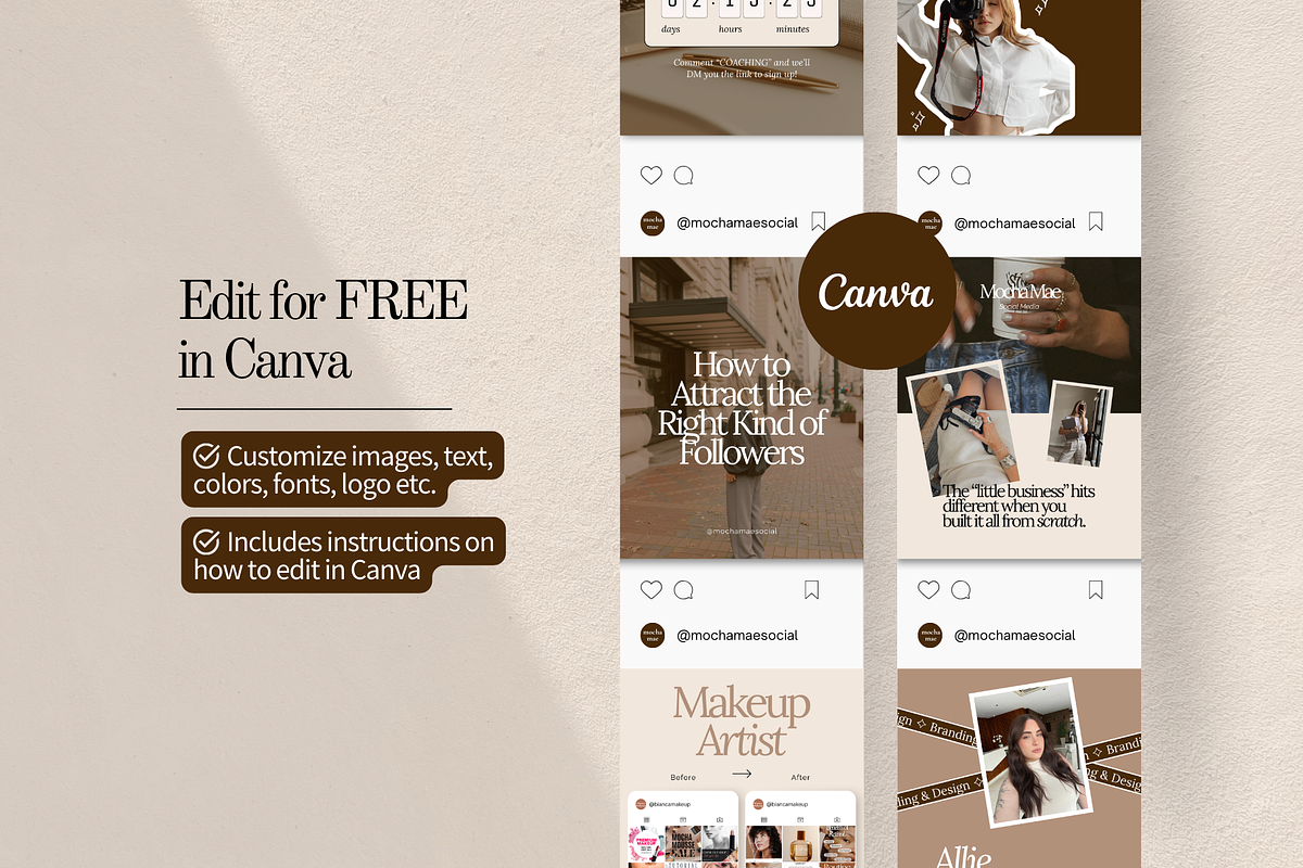 Instagram Templates Social Media Coach preview 4