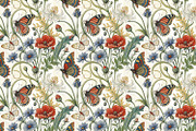 Botanic Garden Seamless Pattern Set, a Pattern Graphic by Designs by Helen Trupak (Thumbnail 7 of 8)