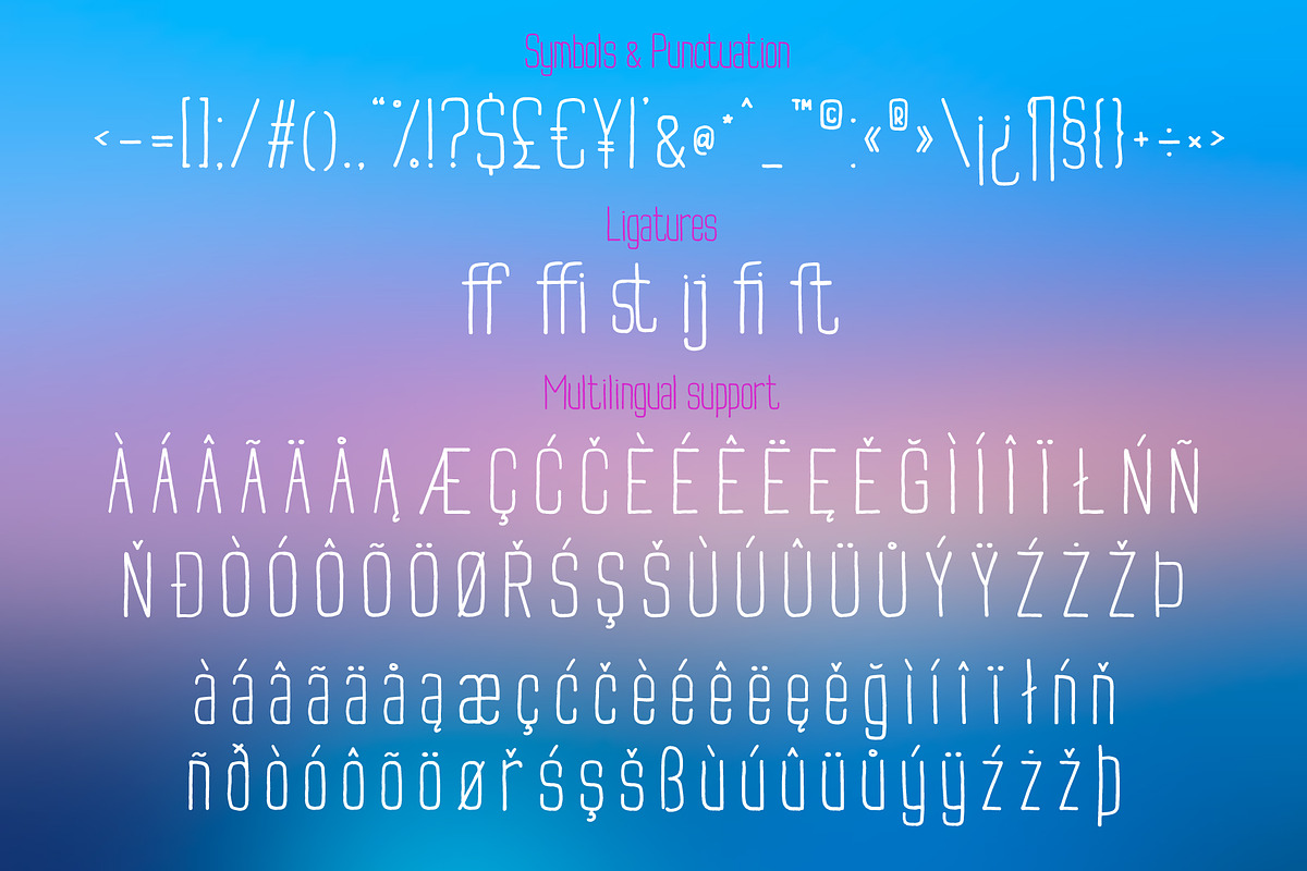 Buxton, handwritten font preview 3