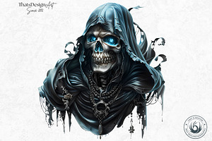 Halloween The Grim Reaper Cliparts