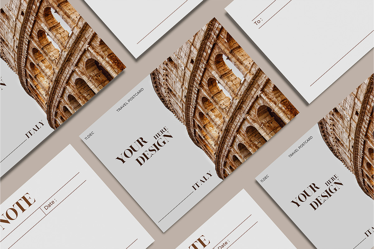 Postcard Mockup, an Advertising Mockup by rizalamora (Photo 9 of 11)