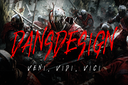 Dameter Metal Horror Display Font, a Blackletter Font by dansdesign (Thumbnail 7 of 7)