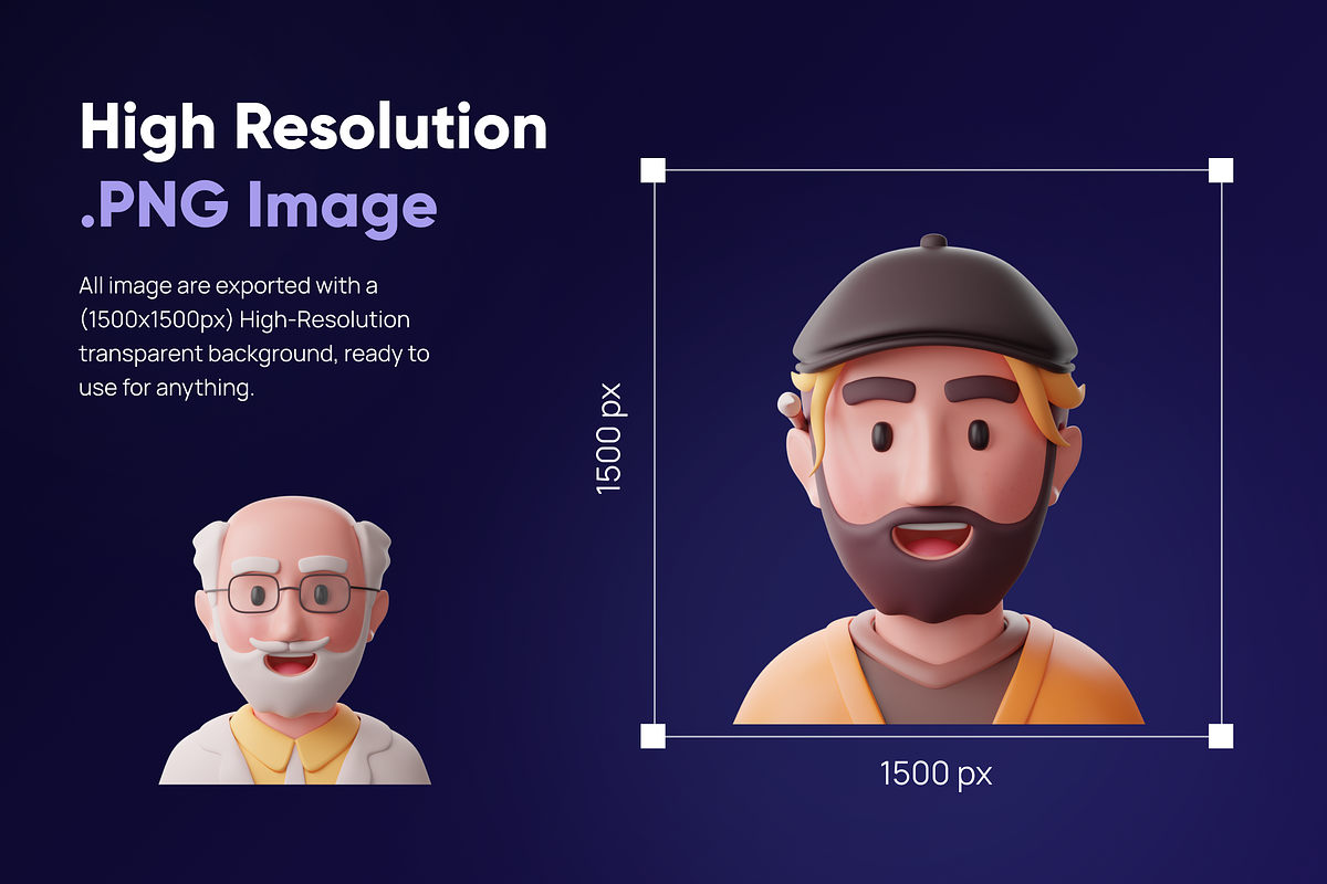 Facely - MetaPeople 3D Avatar, a Characters & Person 3D Model by Illustraly Design (Photo 4 of 7)