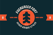Evergreen Font | 7 Bold Styles, a Sans Serif Font by Bend Industries (Thumbnail 2 of 7)