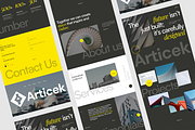 10 Figma Landing Page Templates, a Landing Page Template by zroch design (Thumbnail 23 of 32)