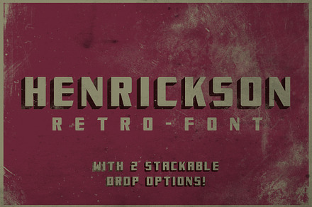 Henrickson Retro-Font