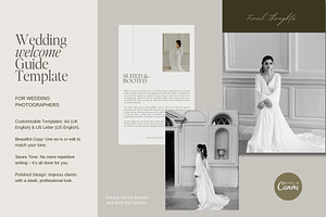 Wedding Photographer Welcome Guide, a Presentation Template by Adam and Grace