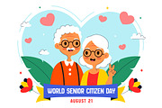 10 Senior Citizen Day Illustration, a Person Illustration by denayunebgt (Thumbnail 4 of 4)