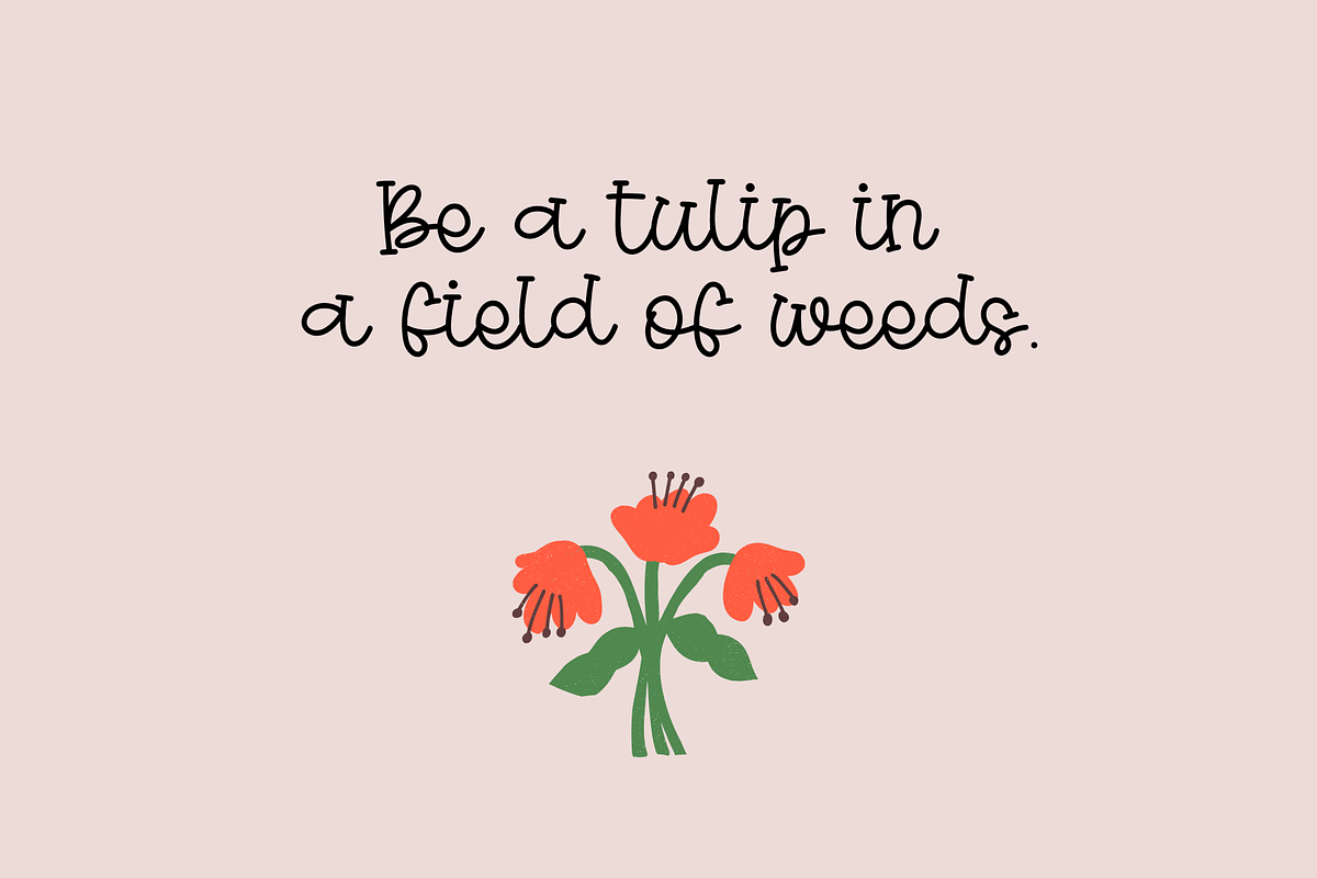 Salted Caramel Cute Font, a Script Font by Cotton White Studio (Photo 3 of 11)