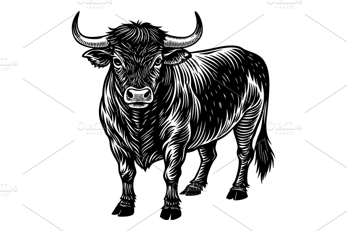 Agnus bull, an Illustration by Mark1987
