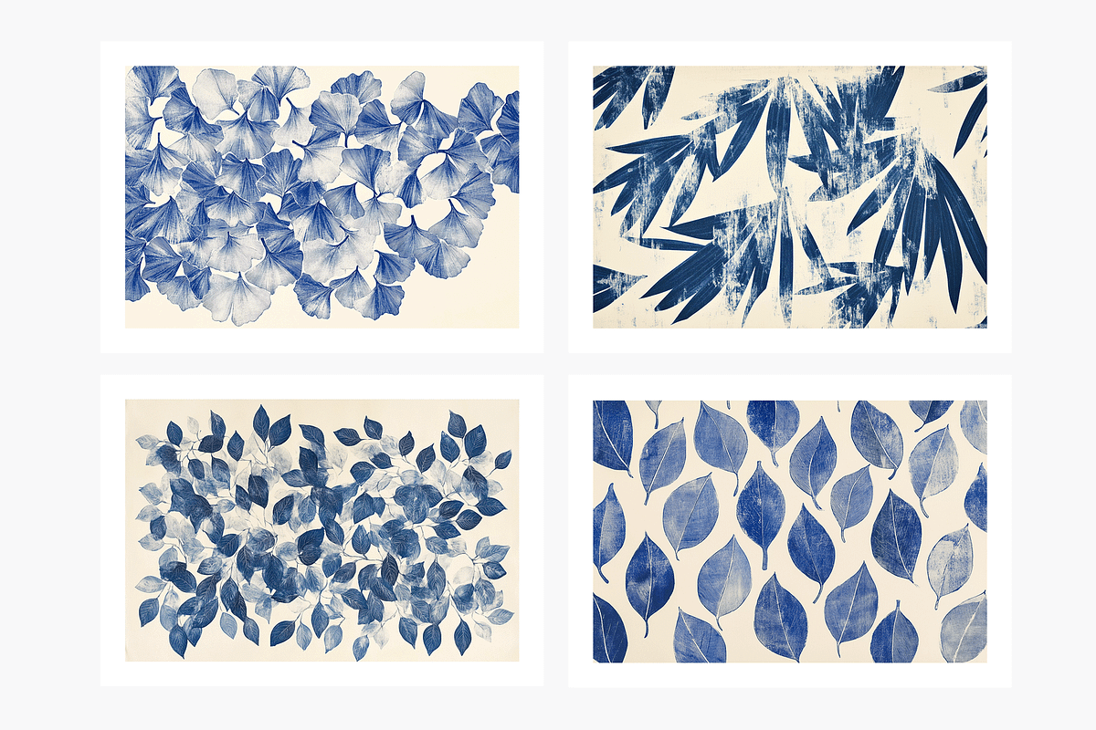 Blik Co. Organic Leaf Patterns, a Texture Illustration by milatovar (Photo 4 of 24)