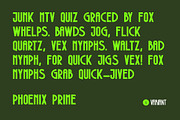 Phoenix Display Font, a Sans Serif Font by Webhance Studio (Thumbnail 2 of 12)