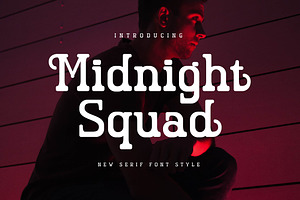 Midnight Squad - Stylish Font