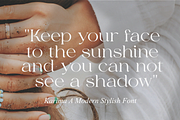 Karima A Modern Stylist Font, a Serif Font by zeenesia (Thumbnail 16 of 20)