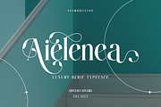 Aielenea - Elegant Luxury Serif Font, a Serif Font by Qweera Studio (Thumbnail 1 of 12)