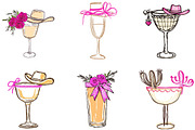 Western Bachelorette Cocktail, an Illustration by Designking (Thumbnail 4 of 5)