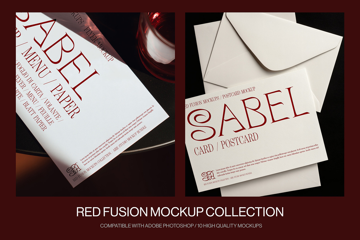 Sabel Branding Stationery Mockups, a Mockup by Aire Studio (Photo 5 of 7)