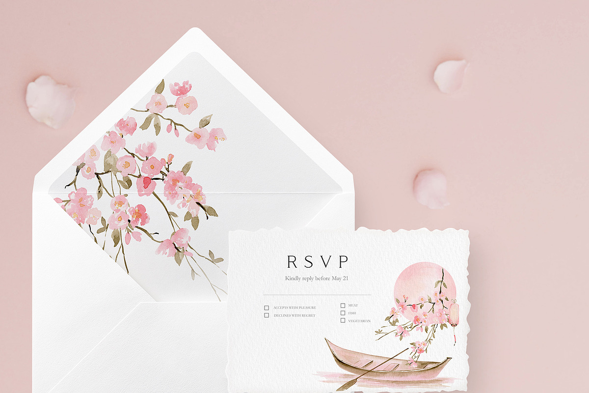 Sakura Season - Delicate watercolour, an Illustration by Olga Koelsch (Photo 7 of 11)