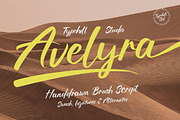 Avelyra, a Script Font by Typehill (Thumbnail 1 of 9)