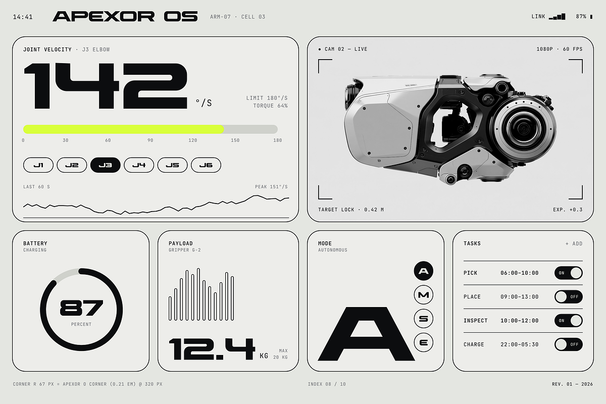 Apexor Futuristic Geometric Display, a Sans Serif Font by HipFonts (Photo 9 of 17)