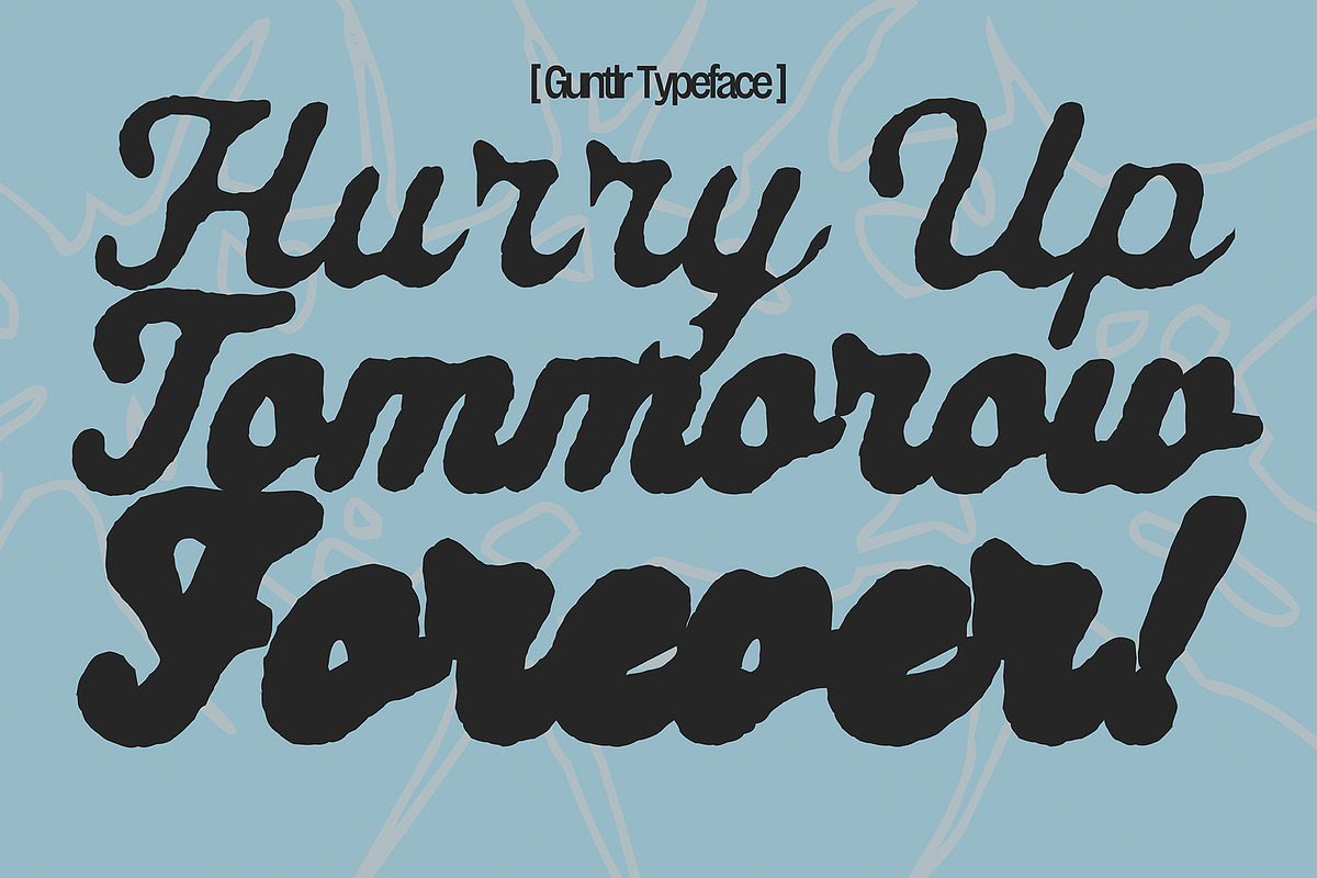 Guntlr – Rough Handwritten Script, a Handwritten Font by Lokatype (Photo 4 of 14)