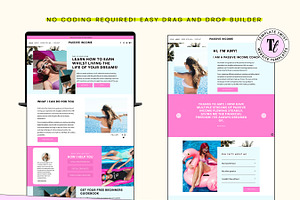 Passive Income Website Template