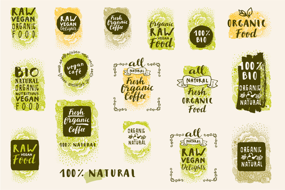 Organic Logo Templates, a Branding & Logo Template by Soulful Vectors