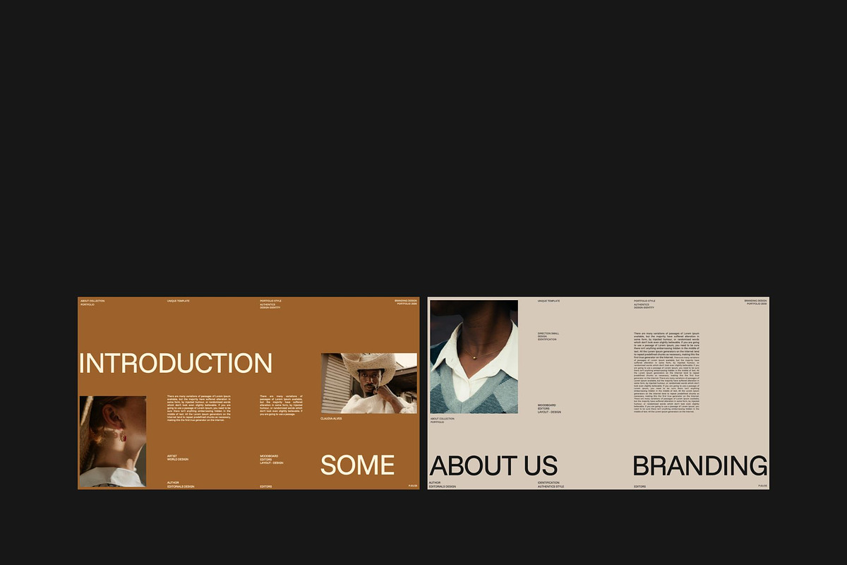 SOME Brand Portfolio Canva Template, a Presentation Template by Creatorism (Photo 3 of 10)