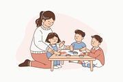 The Nurturing Touch Illustration, an Object Graphic by Jump Studio (Thumbnail 7 of 12)