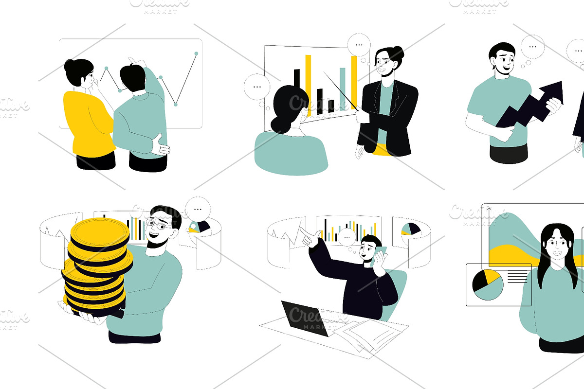 Business Management Illustrations, a Finance Illustration by alexdndz (Photo 3 of 3)